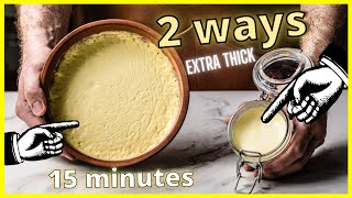 Ultimate Clotted Cream  From Any Cream In 15 Minutes [upl. by Hitt925]