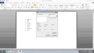 How to set Tabs in Word [upl. by Hadrian]