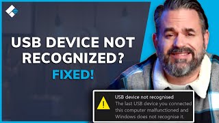 USB Device Not Recognized on Windows 1078 Fixed Now [upl. by Matias396]