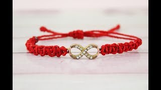 DIY Pulsera de nudo plano [upl. by Milan]