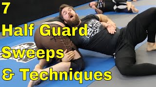 7 BJJ Half Guard Sweep Drills amp Techniques [upl. by Roch]