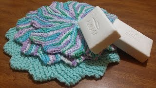 FREE Knitting Tutorial Dishcloth or Washcloth [upl. by Freytag]