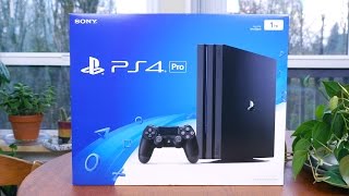 PlayStation 4 Pro Unboxing Setup and First Impressions [upl. by Rojam]