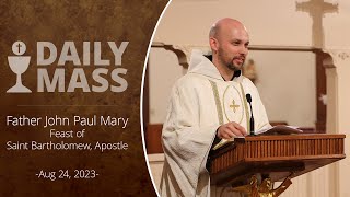 Catholic Daily Mass  Daily TV Mass  August 24 2023 [upl. by Enelyad]