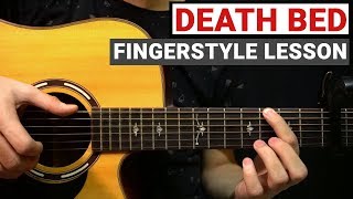 Powfu  Death Bed  Fingerstyle Guitar Lesson Tutorial How to Play [upl. by Engamrahc]