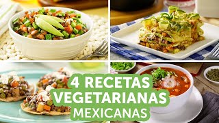 4 recetas vegetarianas mexicanas  Kiwilimón [upl. by Ellehsem65]