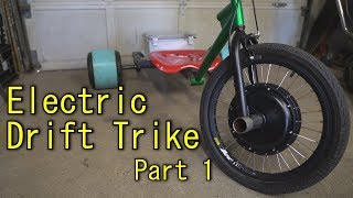 Homemade Electric Drift Trike  Part 1 [upl. by Hsaka443]