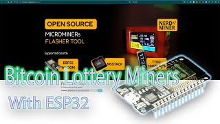 Bitcoin Lottery Miners With ESP32 [upl. by Shrier]