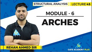 Lecture 45  Module 6  Arches  Structural Analysis [upl. by Kendry]