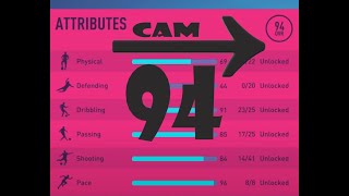 FIFA 22  Player Career Mode  CAM  Central Attacking Midfield  94 Rating [upl. by Nwahsyar]