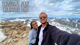 Our HIGHEST Hike Yet  Quandary Peak [upl. by Duahsar431]