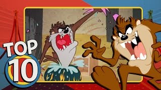 Looney Tunes  Tazs Top 10 Tantrums [upl. by Iborian]