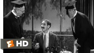 Horse Feathers 19 Movie CLIP  Im Against It 1932 HD [upl. by Neztnaj]