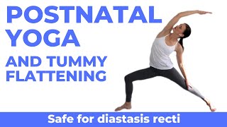 Postnatal Yoga With Diastasis Recti Exercises Postpartum [upl. by Mian]