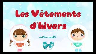 Apprendre les vêtements dhiver en français facilement [upl. by Aun236]