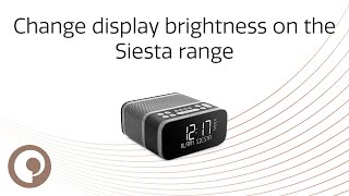 How To  Change display brightness on the Pure Siesta range [upl. by Cairns]