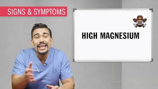 Electrolyte Imbalances  Hypermagnesemia High Magnesium [upl. by Felder]