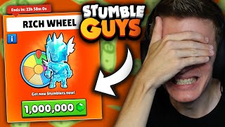 SPINNING THE MOST EXPENSIVE WHEEL IN STUMBLE GUYS [upl. by Akcimahs]