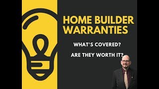 New Home Warranty  Whats Really Covered by the home builders warranty [upl. by Ahsehyt42]