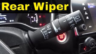 How To Use A Rear Windshield WiperDriving Lesson [upl. by Rutra]