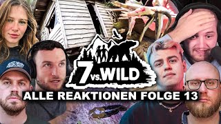 7 vs Wild  ALLE Teilnehmer Reaktionen auf Folge 13 zusammengefasst [upl. by Ereynihc]