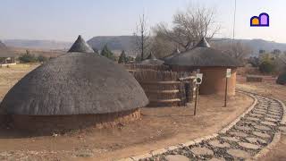 Lesotho  Thaba Bosiu Cultural Village [upl. by Nauqit]