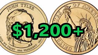 TOP 10 Most Valuable Presidential Dollar Coins [upl. by Marylou]