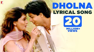 Dholna  Lyrical Song  Dil To Pagal Hai  Shah Rukh Khan Madhuri Dixit  Lata Udit  Anand Bakshi [upl. by Goldshlag386]