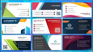 45 Professional Business Card Design In Psd Files Free Download Card Collection Sheri Sk [upl. by Orthman]