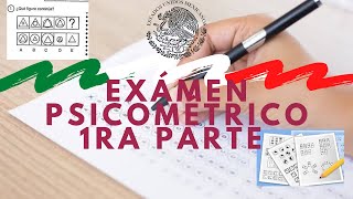 EXAMEN PSICOMÉTRICO😱📝SEDENA  SEMAR  1RA PARTE 💂🏻‍♂️ [upl. by Enid]