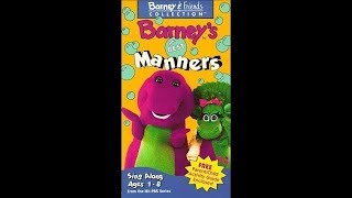 Barneys Best Manners 1993 VHS [upl. by Dnomaj372]