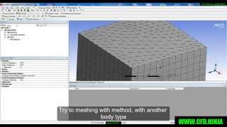 ✅ ANSYS MESHING  METHOD  Basic Tutorial 2 [upl. by Nylirahs80]