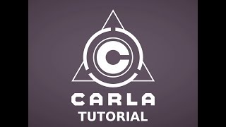 CARLA Tutorial 00  Getting Started [upl. by Drofyar]