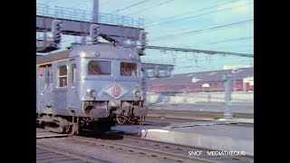 MONTPARNASSE  1974 SNCF Ferroviaire  French Trains [upl. by Noirret335]