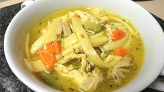 Chicken Noodle Soup  from scratch [upl. by Rosalinde412]