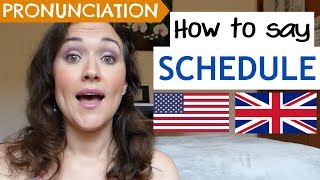 How to Pronounce SCHEDULE US UK amp Australian pronunciation [upl. by Daitzman24]