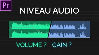 Comment bien régler le niveau audio   Tuto Premiere Pro [upl. by Dall]