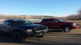 2002 Dodge Dakota 47 V8 4x4  Superchips Tuning Comparison [upl. by Sedruol]