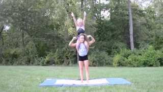 2 Person Acro Stunts [upl. by Ellene]