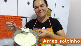 Arroz branco soltinho e saboroso [upl. by Leiahtan]