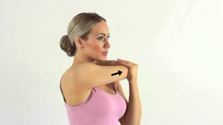 How to stretch the mid deltoid muscle [upl. by Navanod]