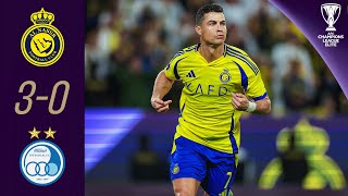 Ronaldo amp Durán fire Al Nassr through  Al Nassr KSA  Esteghlal FC IRN  Highlights ACL Elite™ [upl. by Alleris]