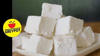 Homemade Marshmallow Recipe  3 Ingredient Marshmallow Recipe [upl. by Shriver430]