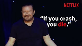 What Ricky Gervais Hates About Flying [upl. by Leslie]