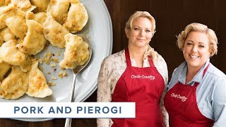 How to Make Homemade Pierogi and a Tender Juicy Pork Roast [upl. by Lynd]