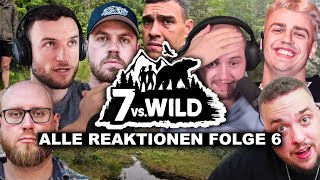 7 vs Wild  ALLE Teilnehmer Reaktionen auf Folge 6 zusammengefasst [upl. by Celik991]