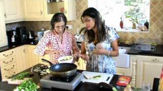 How to make bhajis Indian Recipe [upl. by Ynavoj]