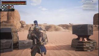 Conan Exiles How to make steel bars and Hardened steel bars EASY [upl. by Gnex]