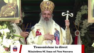 Transmisiune în direct Sf Liturghie de la Mănăstirea Sf Ioan cel Nou Suceava  Hramul Sf M Mc [upl. by Hanleigh]