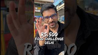 Awesome Food In Delhi With Just ₹500 🍛🔥 [upl. by Lucia]